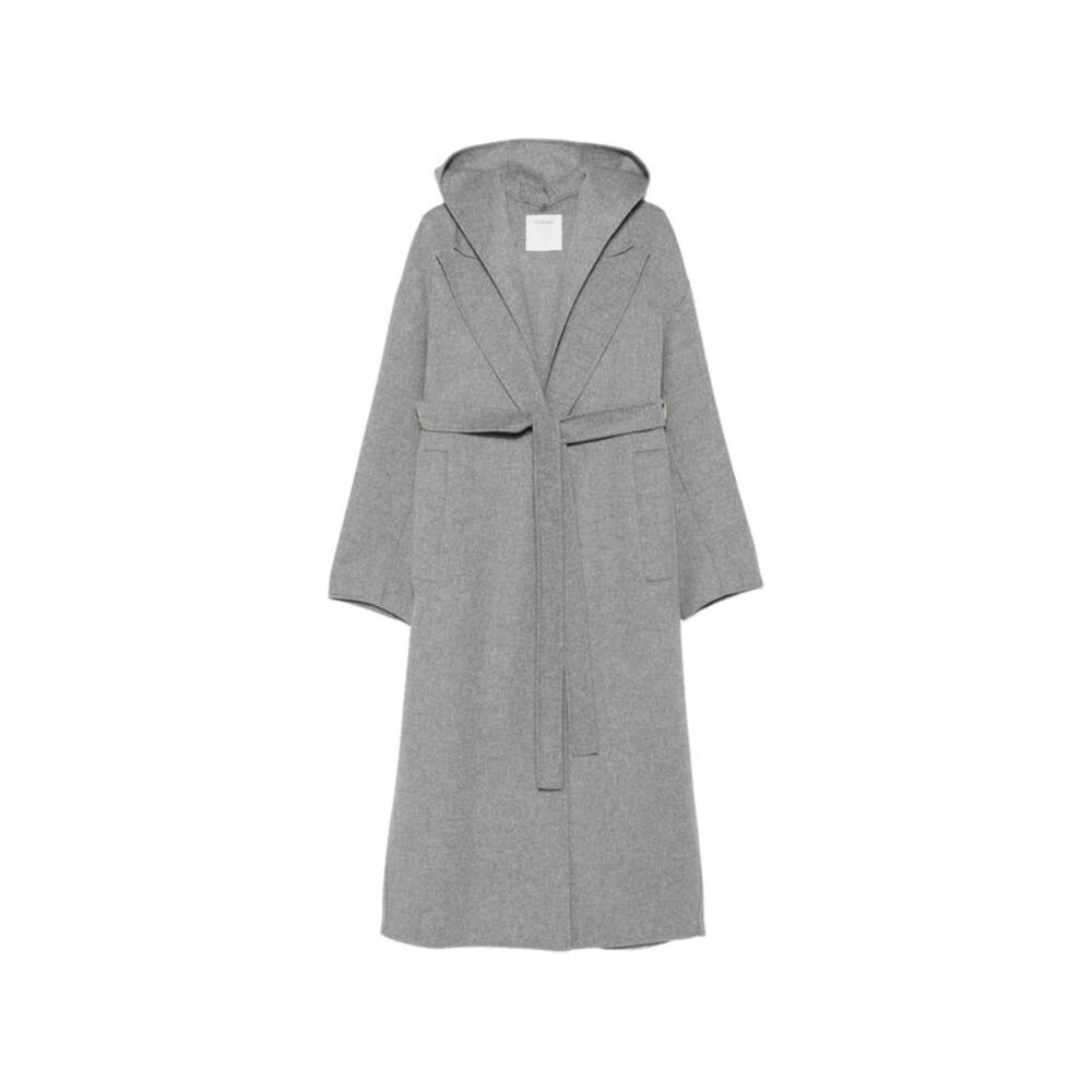 Sportmax Grey Coats - Single Breasted Coats Women